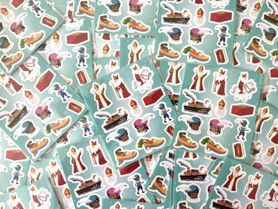 Fun stickers sinterklaas (2)