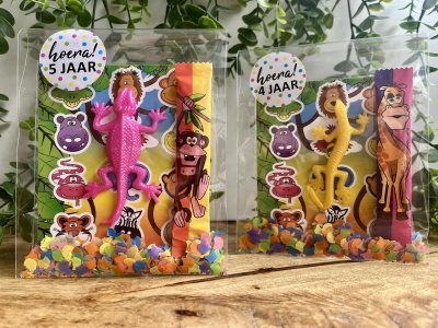 Traktatie uitrekbare stretch hagedissen