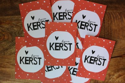 Wenskaart Fijne kerst