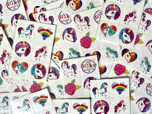 Memory traktatie Unicorn / Eenhoorn