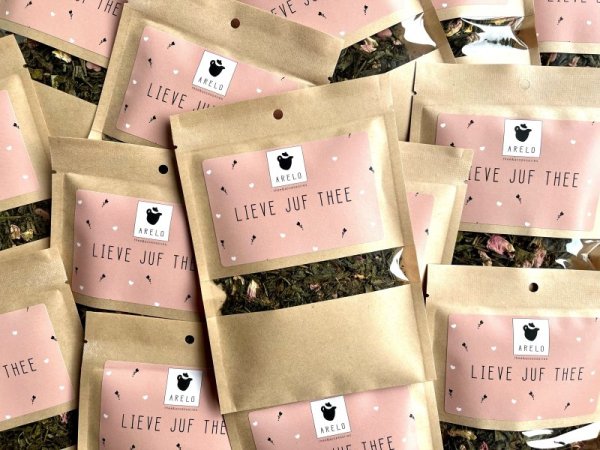 Lieve juf thee cadeaupakketje