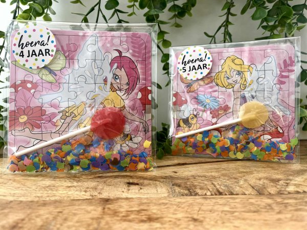 Traktatie Fairy / fee puzzel