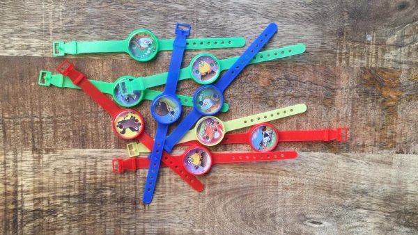 Geduldspel horloge met dierenprint Geduldspel horloge met dierenprint