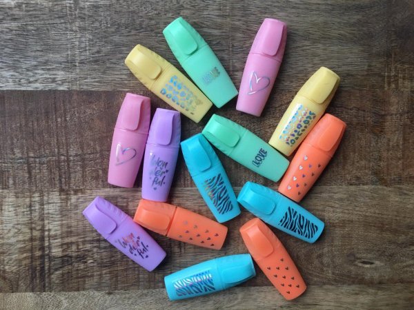 Mini highlighters viltstiften Mini highlighters viltstiften