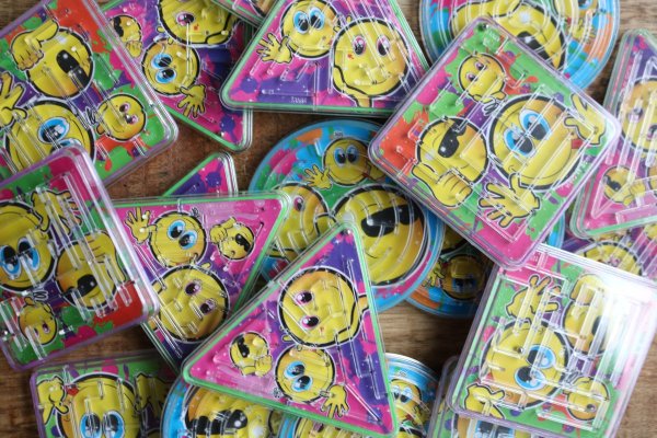 Doolhof geduldspel smiley Doolhof geduldspel smiley