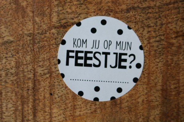Kom je op mijn feestje?...