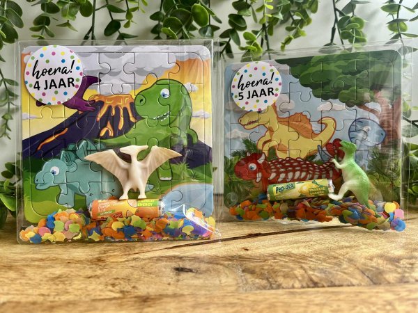 Traktatie Dinosaurus puzzel Traktatie Dinosaurus puzzel