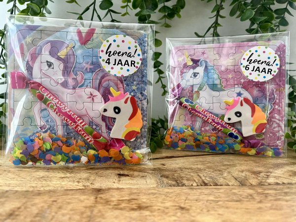 Traktatie Unicorn puzzel Traktatie Unicorn puzzel
