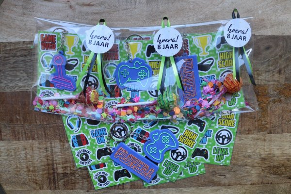 Traktatie sleutelhanger gamer Traktatie sleutelhanger gamer