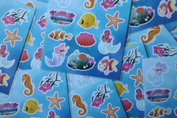 Stickers zeemeermin Stickers zeemeermin