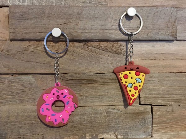 Fast food sleutelhanger Fast food sleutelhanger