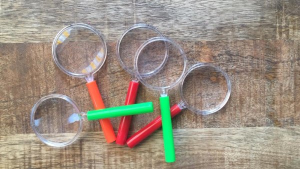 Insecten vergrootglas traktatie