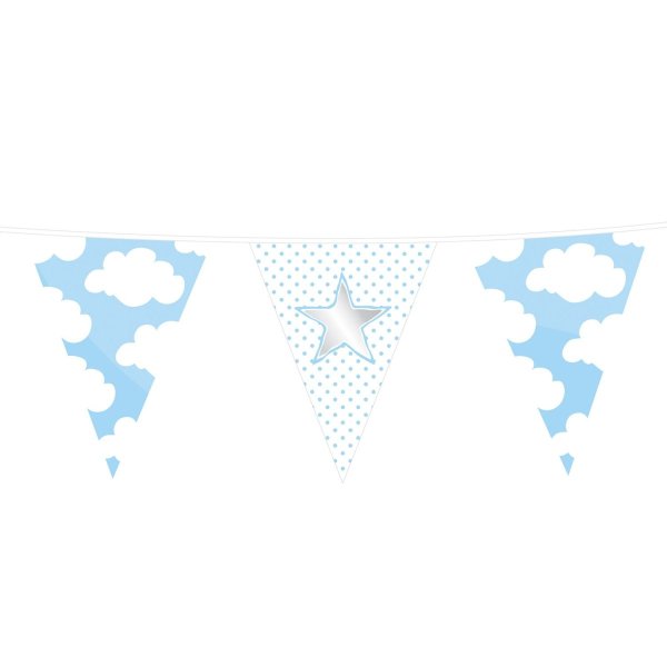 Vlaggenlijn Baby Jongen, 10mtr. Vlaggenlijn Baby Jongen, 10mtr.