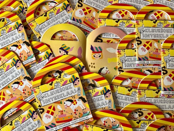 Sinterklaas kleurboekje traktatie Sinterklaas kleurboekje traktatie