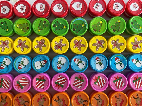 Kerst kleurboekje stempel traktatie Kerst kleurboekje stempel traktatie
