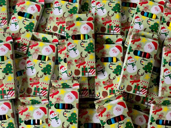 Kerst kleurboekje stempel traktatie Kerst kleurboekje stempel traktatie