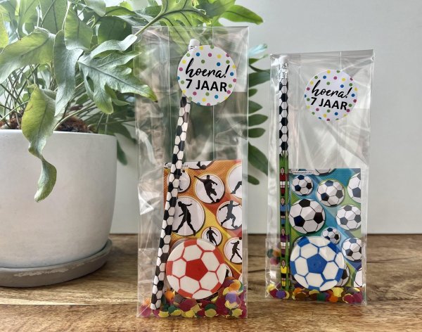 Notitieboekje voetbal traktatie Notitieboekje voetbal traktatie